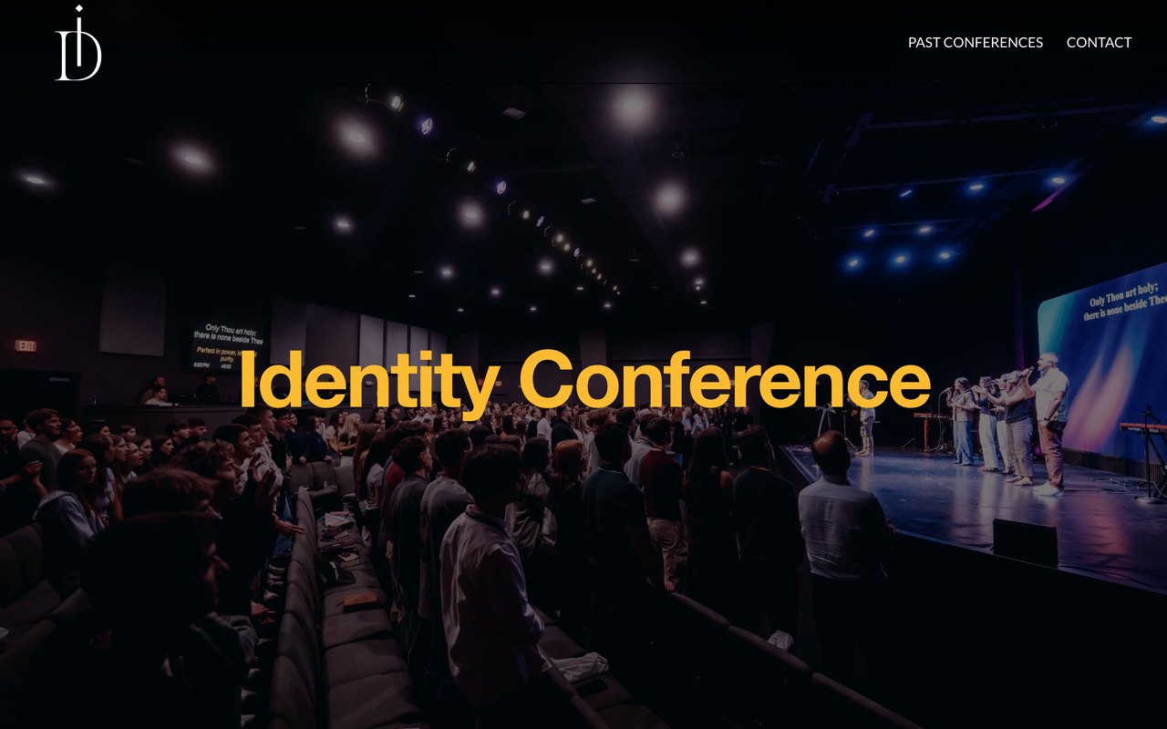 Identity Conference website